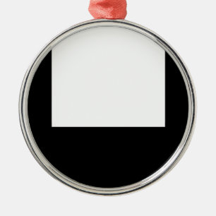 Minimal design Photo ram Round Ornament