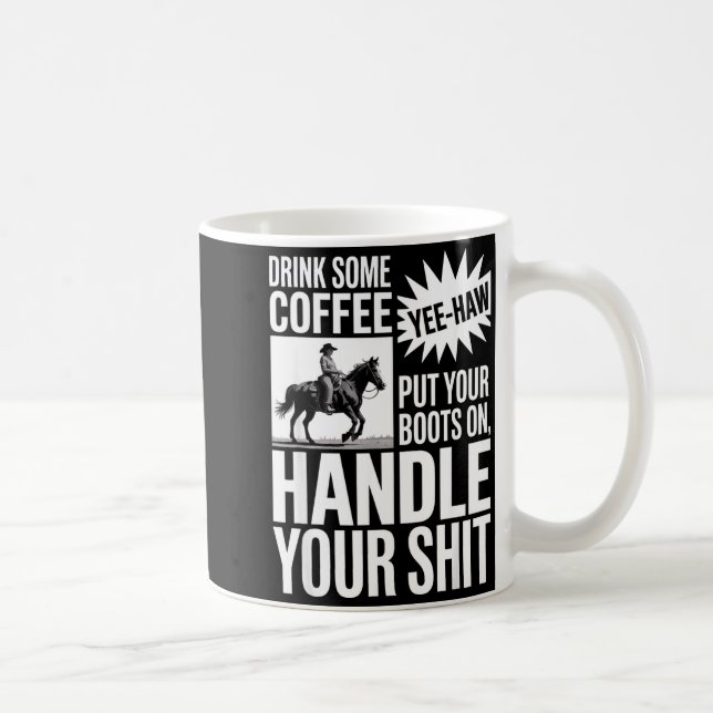 Minimal Drick Lite Kaffe Sätt Din Kaffemugg (Höger)