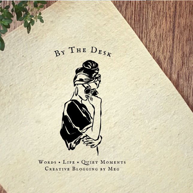 Minimal Editorial Woman Line Art Stämpel (Skapare uppladdad)