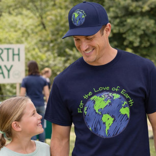 Minimal Ekologisk För Jordens Kärlek Dag Cadeau T Shirt