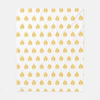 Minimal Eldflamma Ikon Het Lit Estetisk Grafik Fleecefilt