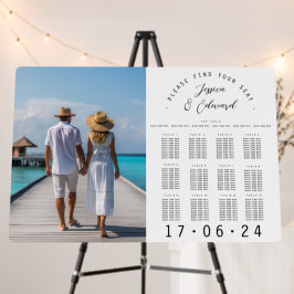 Minimal Elegant, 12 Bord sittdiagram, par foto