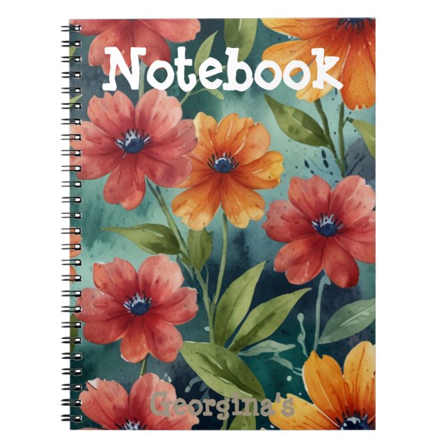 Minimal Elegant Affärsbok Anteckningsbok (Framsidan)