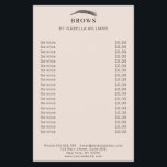 Minimal elegant Augenbrauen Flygblad<br><div class="desc">Personalisierbarer Flyer mit Augenbraue Illustration.Perfekt für Augenbrauen & Makeup Artisten,  Friseure und Kosmetiker. Editiere dein Produkt in Minuten in dem Du deine Daten hinzu fügst. Über "weiteres personalisieren" kannst du die Schriftart/Farbe/Position verändern.</div>