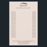 Minimal elegant Augenbrauen Flygblad<br><div class="desc">Personalisierbarer Flyer mit Augenbraue Illustration.Perfekt für Augenbrauen & Makeup Artisten,  Friseure und Kosmetiker. Editiere dein Produkt in Minuten in dem Du deine Daten hinzu fügst. Über "weiteres personalisieren" kannst du die Schriftart/Farbe/Position verändern.</div>