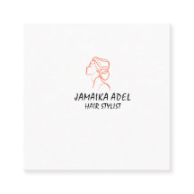 Minimal Elegant Black White Bobby Hair Stylish