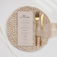Minimal Elegant Bröllopsscript Damrosa