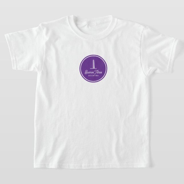 Minimal, Elegant Buenos Aires, Argentina  T Shirt (Laydown)