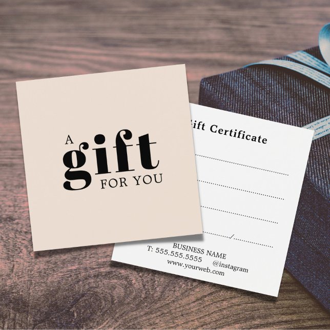 Minimal Elegant Ljuspastel Fyrkantigt Visitkort (Skapare uppladdad)