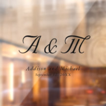 Minimal, Elegant, Monogram, Bröllop