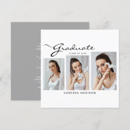 Minimal Elegant-skript | 3 Foto Studenten Meddelande