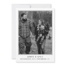 Minimal Elegant Spara datuminbjudan