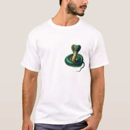 Minimal Emerald Cobra Logotyp T-Shirt - Diskret se