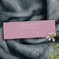 Minimal enkel Dusky Rosa Lila Earring Visning