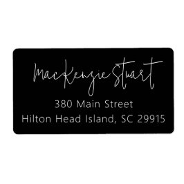 Minimal enkel Elegant Adress Leveranslax Fraktsedel