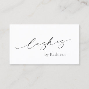 Minimal enkel Elegant lyser modern Visitkort
