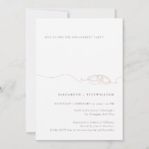 Minimal enkel  Förlovningsfest i Bröllop Ring