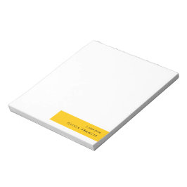 Minimal enkel Gult för trendig med fetstil Anteckningsblock