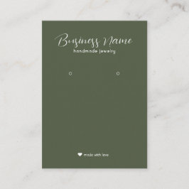 Minimal enkel, modern och modern Visning Visitkort