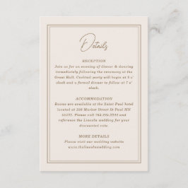 Minimal enkel Ornate Ram Tilläggskort