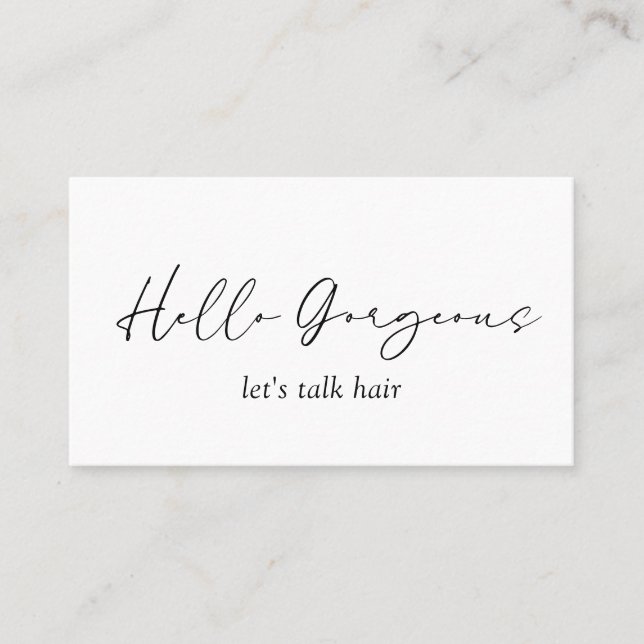 Minimal enkel QR-kodmodern Elegant Visitkort (Framsida)