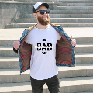Minimal Fars dag-gåva för bästa Pappa någonsin, An T Shirt