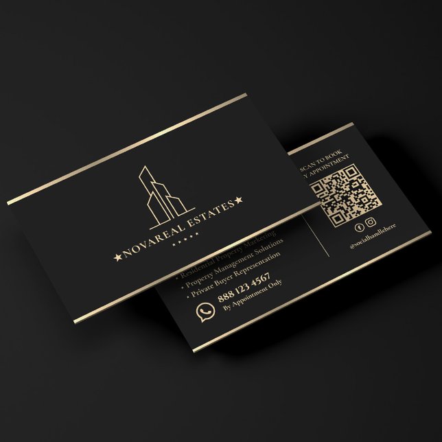 Minimal Fastighetsmäklare Torn Logotyp Fastighetsm Visitkort (Minimal Realtor Tower Logo Real Estate Property Business Card
)