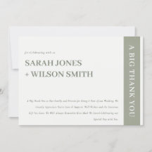 Minimal fetstil Modern Grått Typografi Bröllop