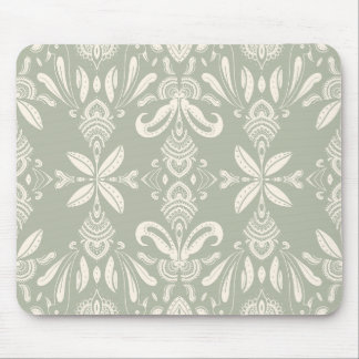 Minimal Floral Pattern Mouse Pad Musmatta
