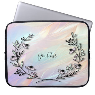 Minimal Flower Laptop sleeve
