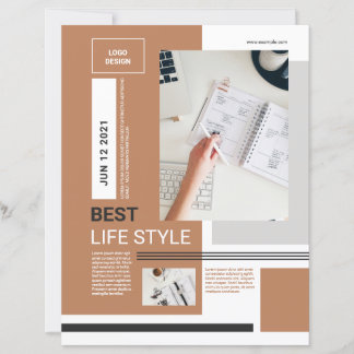 Minimal Flyer-mall | Rengör och modern