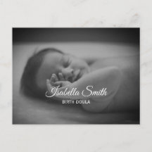 Minimal Födelse-Doula Nyföddvård Design