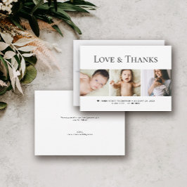 Minimal födelsetal för Kärlek och Baby Tack Kort