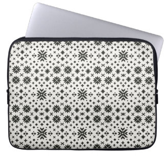 Minimal folkgeometri Sömlöst mönster Laptop Fodral