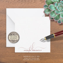 Minimal för Modern Burgundy-skript Monogram Initia