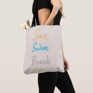 Minimal för Sol Simma Beach Tygkasse
