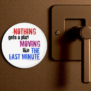 Minimal förhalaretypografi för humoristisk jumbo magnet