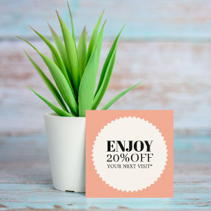 Minimal försäljning av pastel Black Bold Salon Sho Rabattkort