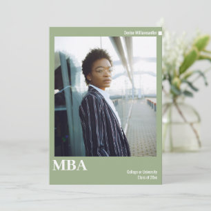 Minimal foto MBA Studenten Meddelande