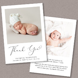 Minimal foto-Tack Meddelande