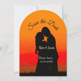 Minimal foto vit svart klassisk elegant spara det inbjudningar