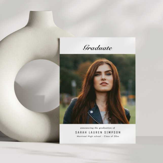 MINIMAL | Fotomiddag i studenten Inbjudningar (Skapare uppladdad)