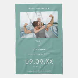 Minimal fototextkontroll Spara datum Kökshandduk