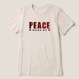 Minimal Fred T-Shirt – Peace & Love Grafik