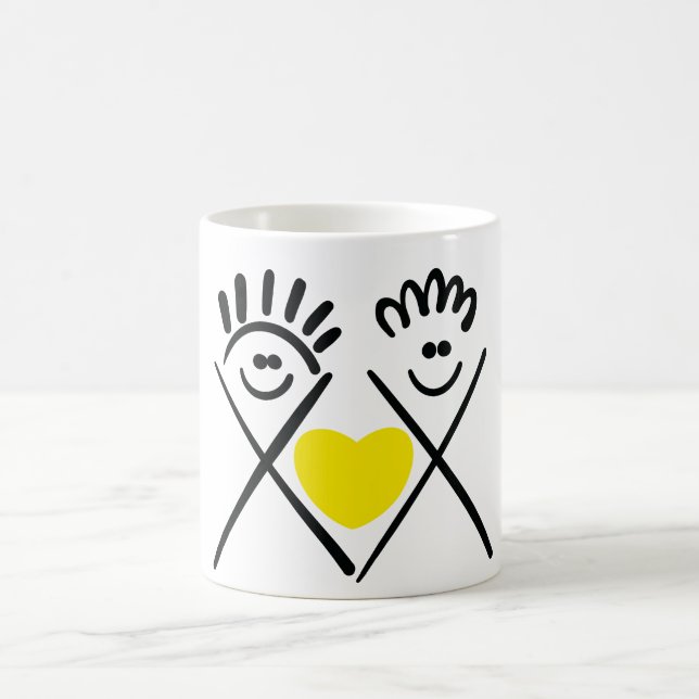Minimal Friends – Line Art  Magisk Mugg (Center)
