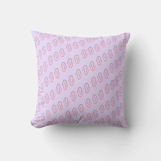 Minimal Geometric Abstract Line Pattern Kudde (Framsida)