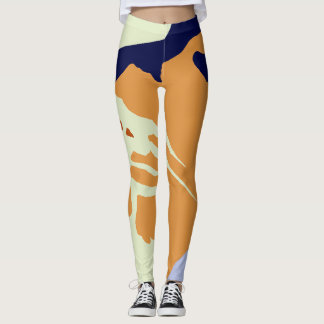 Minimal geometrisk Abstrakt Leggings