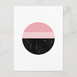 Minimal geometrisk cirkelcirkel vykort