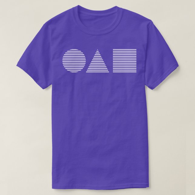 minimal geometrisk design 1 t shirt (Design framsida)