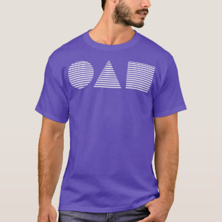 minimal geometrisk design 1 t shirt
